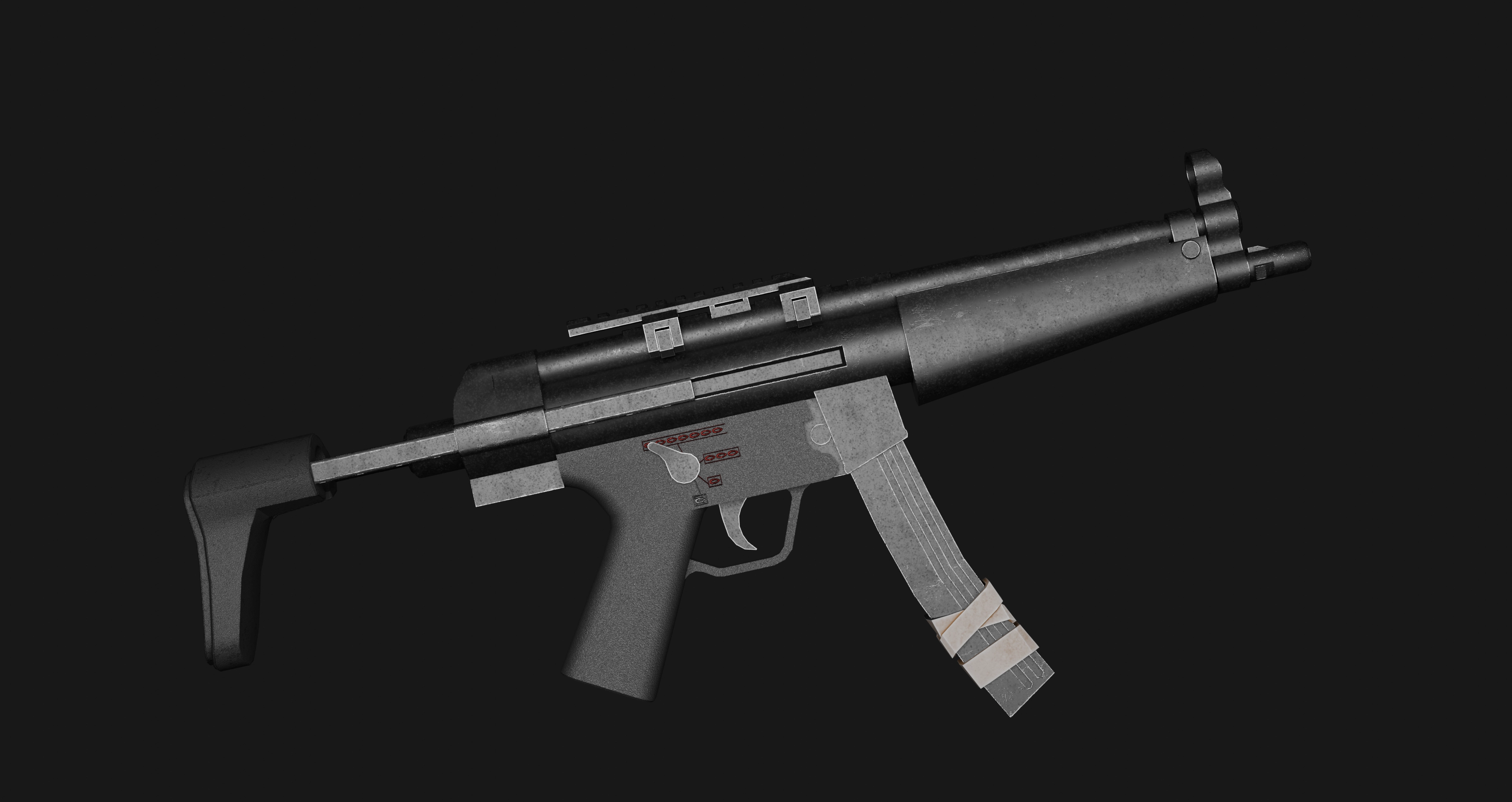 Earthfall Mp5 Darca's Portfolio | Games & 3D Models Showcase